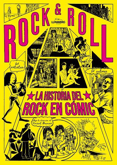 ROCK & ROLL. LA HISTORIA DEL ROCK EN CÓMIC | 9788419875297 | BRUNNER, VINCENT