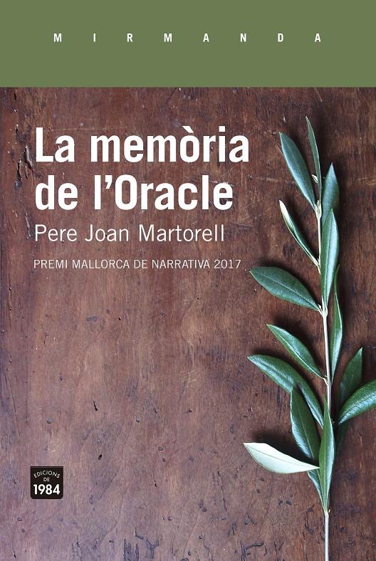 LA MEMÒRIA DE L'ORACLE | 9788416987375 | MARTORELL, PERE JOAN