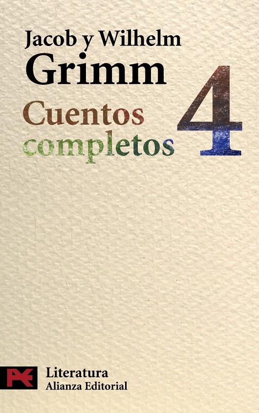 CUENTOS COMPLETOS, 4 (GRIMM) | 9788420649597 | GRIMM, JACOB/GRIMM, WILHELM