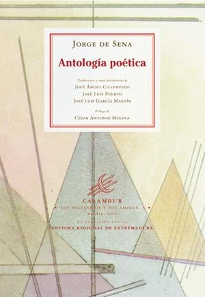ANTOLOGIA POETICA | 9788488015594 | SENA, JORGE DE