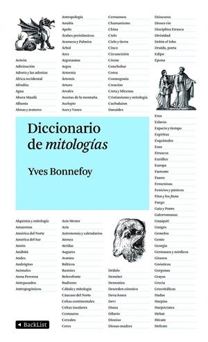 DICCIONARIO DE MITOLOGIAS | 9788408092681 | BONNEFOY, YVES