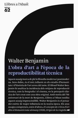 OBRA D'ART A L'ÈPOCA DE LA SEVA REPRODUCTIBILITAT TÈCNICA | 9788429767476 | BENJAMIN, WALTER