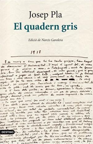 QUADERN GRIS, EL | 9788497101394 | PLA, JOSEP