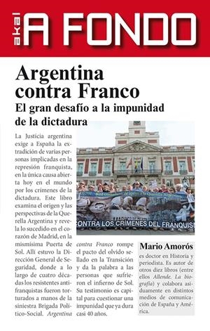 ARGENTINA CONTRA FRANCO | 9788446039785 | AMORÓS, MARIO