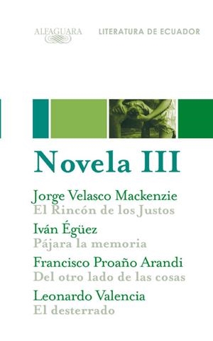 NOVELA III. LITERATURA DE ECUADOR | 9788420423456 | VV.AA