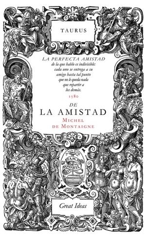 DE LA AMISTAD | 9788430616572 | MONTAIGNE, MICHEL DE