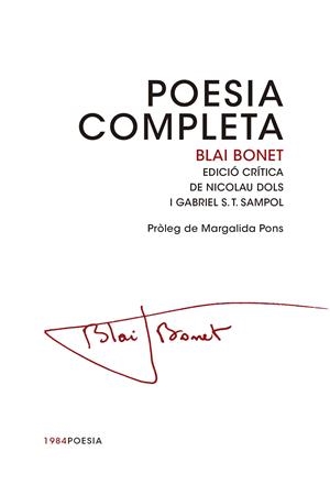 POESIA COMPLETA | 9788415835462 | BONET, BLAI