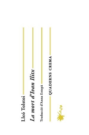 MORT D'IVAN ILITX, LA | 9788477275503 | TOLSTOI, LLEÓ