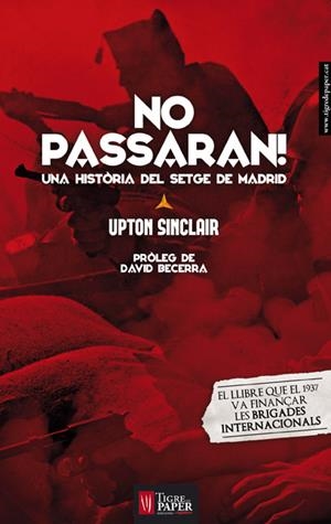 NO PASSARAN! | 9788494320569 | SINCLAIR, UPTON