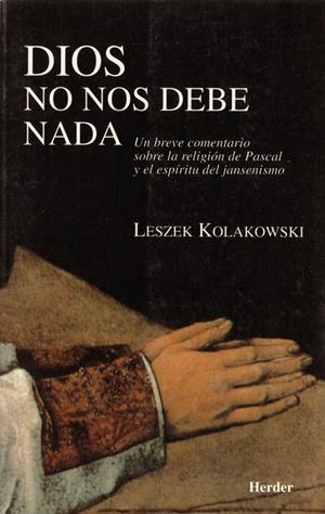 DIOS NO NOS DEBE NADA | 9788425419843 | KOLAKOWSKI, LESZEK