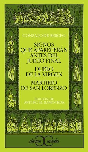 SIGNOS QUE APARECERAN ANTES DEL JUICIO FINAL.DUELO DE LA VIR | 9788470393525 | BERCEO, GONZALO DE