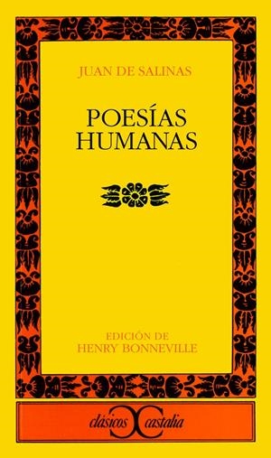 POESIAS HUMANAS | 9788470395079 | SALINAS, JUAN DE