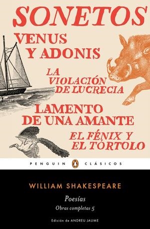 POESÍAS (OBRA COMPLETA SHAKESPEARE 5) | 9788491051381 | SHAKESPEARE, WILLIAM