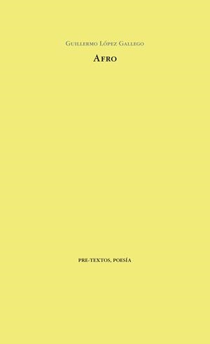 AFRO | 9788416453436 | LÓPEZ GALLEGO, GUILLERMO