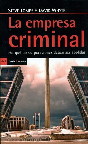 EMPRESA CRIMINAL, LA | 9788498887198 | TOMBS, STEVE - WHYTE, DAVID