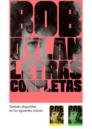 LETRAS COMPLETAS | 9788416665594 | DYLAN, BOB