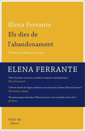 ELS DIES DE L'ABANDONAMENT | 9788416259779 | FERRANTE, ELENA