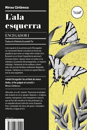 L'ALA ESQUERRA. ENCEGADOR I | 9788417339128 | CARTARESCU, MIRCEA