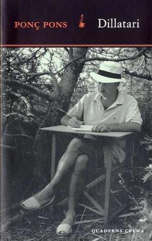 DILLATARI | 9788477275091 | PONS GIMÉNEZ, PONÇ