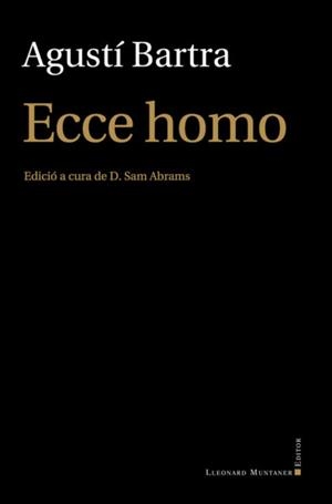 ECCE HOMO | 9788417153502 | BARTRA, AGUSTÍ
