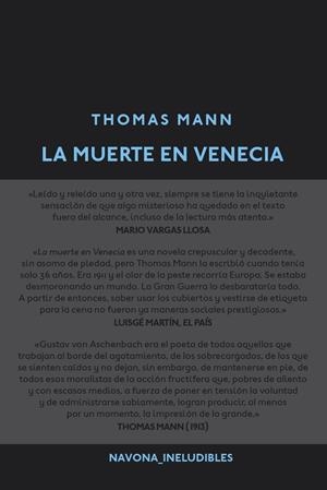LA MUERTE EN VENECIA | 9788417181772 | MANN, THOMAS