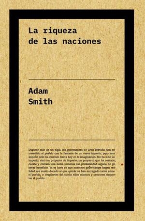 LA RIQUEZA DE LAS NACIONES 2ªED | 9788417893965 | SMITH, ADAM