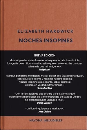NOCHES INSOMNES (NE) | 9788417978525 | HARDWICK, ELIZABETH