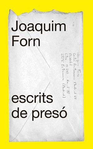 ESCRITS DE PRESÓ | 9788441232006TA | FORN, JOAQUIM
