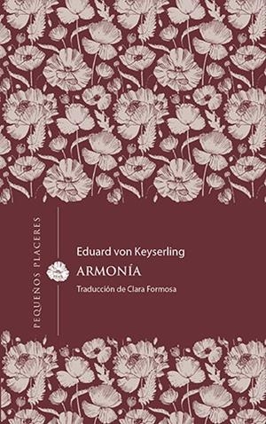 ARMONÍA | 9788412401967 | KEYSERLING, EDUARD VON