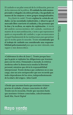 ¿QUIÉN LO CUIDA? | 9788410487963 | TRONTO, JOAN C.