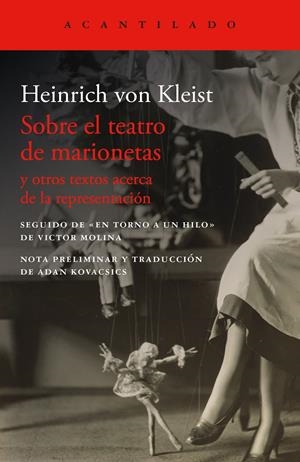 SOBRE EL TEATRO DE MARIONETAS | 9788419958648 | KLEIST, HEINRICH VON