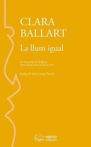 LA LLUM IGUAL | 9788413036045 | BALLART LLADÓS, CLARA