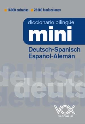 DICCIONARIO MINI DEUTSCH-SPANISCH  / ESPAÑOL-ALEMÁN | 9788499744063 | AA.VV