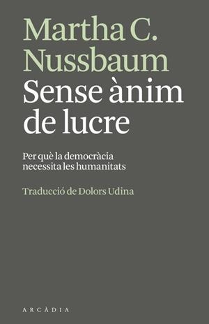 SENSE ÀNIM DE LUCRE | 9791399136951 | NUSSBAUM, MARTHA