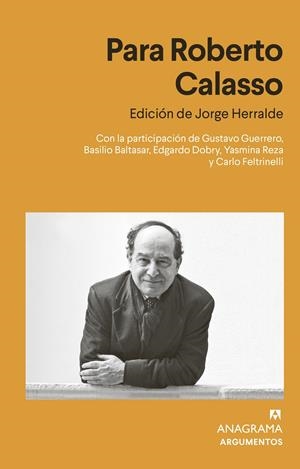 PARA ROBERTO CALASSO | 9788433916617TA | HERRALDE GRAU, JORGE